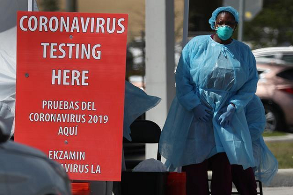 Rapid influenza a ag: global Covid-19 deaths surge